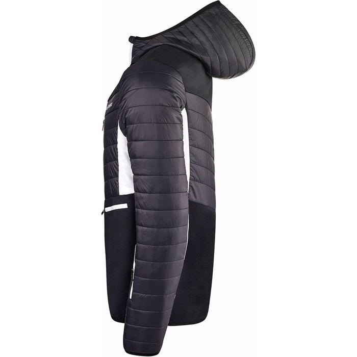 Чоловіча лижна куртка Black Crevice для гірськолижного туризму. Тепла зимова куртка з нейлону, PES та спандексу. Вітро- та водонепроникна, з великою свободою рухів. Чорно-біла.