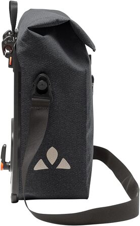 Велосумка Vaude Recycle Commute Single 20 л, водонепроникна, чорна, для заднього багажника, Німеччина