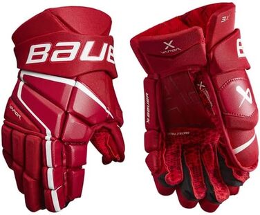 Хокейні рукавички Bauer Vapor 3X 13'' чорні/білі для підлітків
