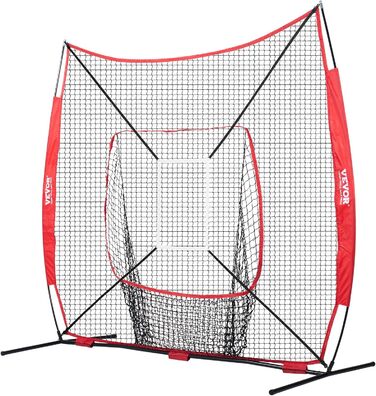 Мережа для бейсболу та софтболу VEVOR: портативна тренувальна сітка для відпрацювання ударів, ловлі, пітчингу з підставкою, сумкою та аксесуарами