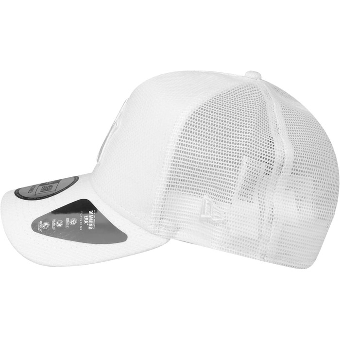 Кепка New Era Mesh Trucker Cap з логотипом New York Yankees, біла, універсальний розмір