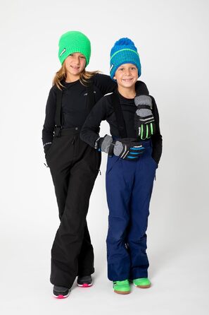 Дитячі гірськолижні рукавички Reusch Gore-TEX, водонепроникні та дихаючі, чорний/синій, розмір 6.5