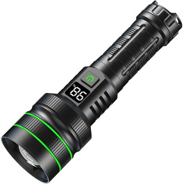 Ліхтар налобний LED T30, 500000 люмен, USB, 6 режимів, водонепроникний IPX67, для кемпінгу, туризму, надзвичайних ситуацій