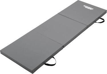 Гімнастичний мат Miweba Sports GM100, складаний, 180x60x5 см, протиковзкий, для фітнесу, йоги, спорту, сірий
