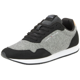 Чоловічі кросівки-раннери Tommy Hilfiger чорного кольору, розмір 46 EU