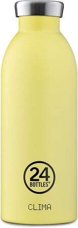 Термобутилка 24Bottles Clima Bottle Citrus 500 мл, нержавіюча сталь, BPA Free, італійський дизайн, зберігає холод 24 год, гаряче 12 год