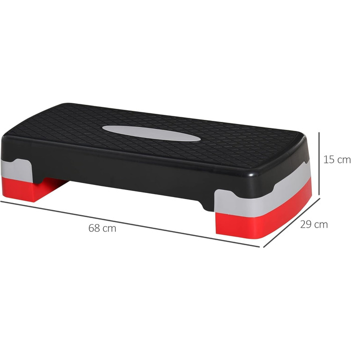 Степпер для фітнесу та аеробіки, регульована висота, лавка для степу. Неслизьке тренажерне обладнання для офісу та дому. Тренажери для дому