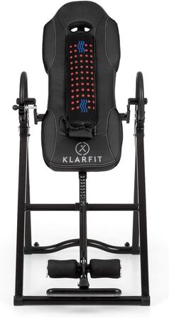 Інверсійний стіл Klarfit Ease Delux для спини, тренажер гравітації, до 136 кг, чорний або бежевий