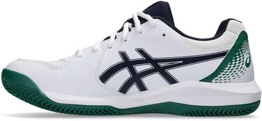 Тенісні кросівки ASICS Dedicate 8 Clay Mann Blau Weiß (39 EU, White Midnight)