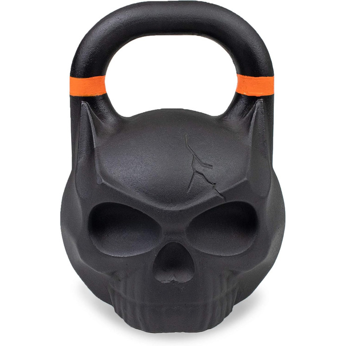 Гиря Phoenix Fitness Schädel 24 кг з чавуну у вигляді черепа для силових і кардіо тренувань