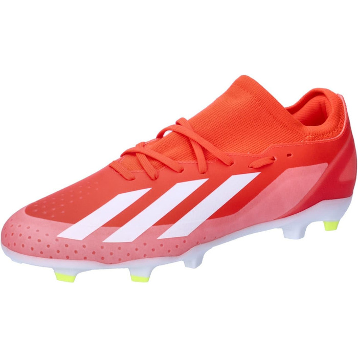 Кросівки футбольні Adidas X Crazyfast 3 FG для твердого поля (48 EU, Червоний, Білий, Жовтий)