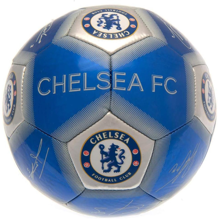 Футбольний м'яч Chelsea FC Signature, універсальний розмір, синій