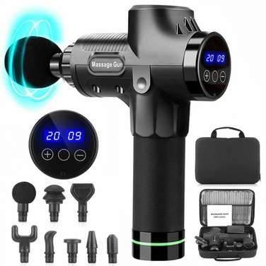 Перкусійний масажер Massage Gun Pro — масажер для спини, стоп та всього тіла