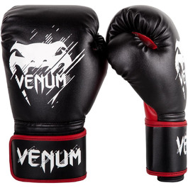 Дитячі боксерські рукавички Venum Contender 4 унції, чорні/червоні