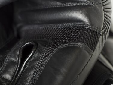 Боксерські рукавички Paffen Sport Black Logo, натуральна шкіра, 14 унцій, для спарингів і тренувань з боксу, кікбоксингу, муай тай, K1 та інших єдиноборств