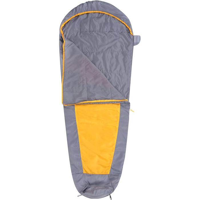 Сплячий мішок Mountain Warehouse Traveller 50 - 220 x 80 x 50 см - вітростійкий, блакитно-зелений, регульована довжина