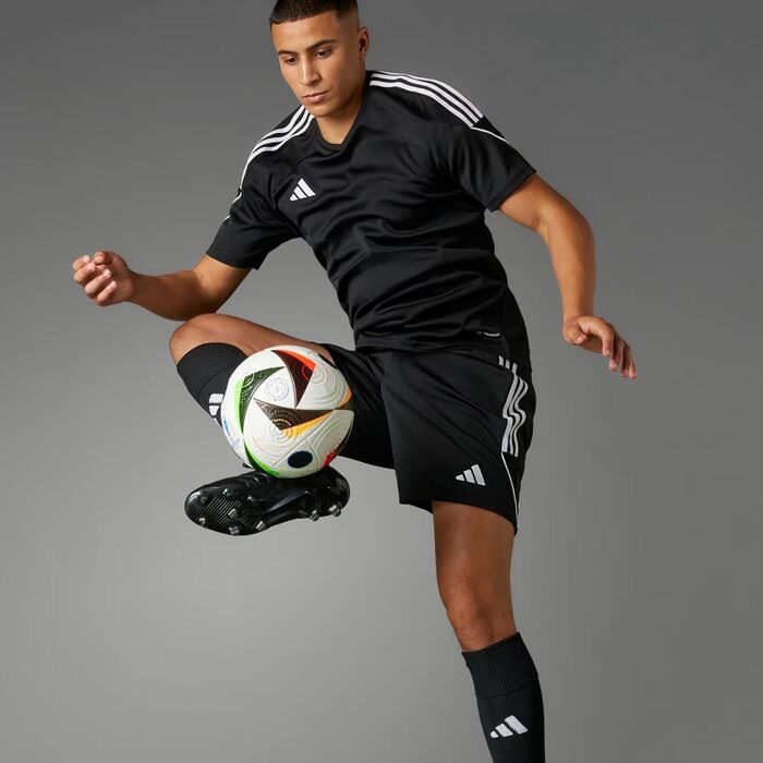 Футбольний м'яч Adidas Euro24 Pro, розмір 5, біло-чорний