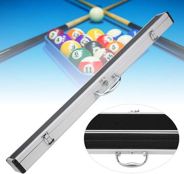 Кейс для бильярдної кулі та кия Kadimendium: захисний футляр з м'якою підкладкою для снукеру та більяру