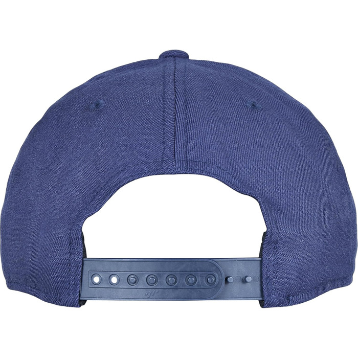 Кепка-снэпбек Flexfit для дорослих, регульована модель Fitted Snapback, темно-синя (Navy), універсальний розмір