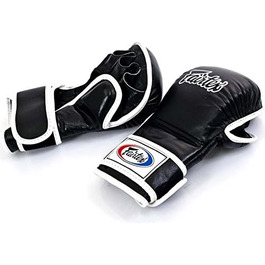 Рукавички для ММА Fairtex FGV15 чорні XL, для спарингів, фріфайту та греплінгу