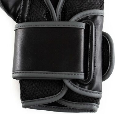 Боксерські рукавички Everlast Powerlock 2 для тренувань, унісекс, чорні, 16oz