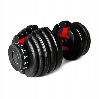 Регульовані чавунні гантелі SportForFun 1 x 24 кг