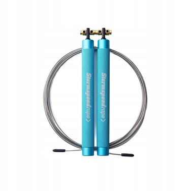 Професійна тренувальна скакалка STORM SPEED ROPE SV1, колір синій