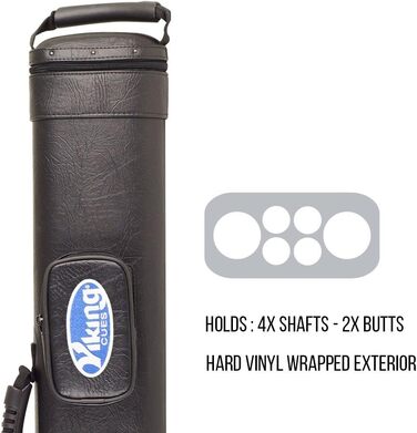 Чохол для бильярдних київ Viking з плечовим ременем, з вініловим корпусом та фетровою підкладкою