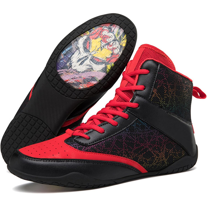 Жіночі боксерські кросівки для фітнесу та занять воркауту. Неслизькі, дихаючі, білі та чорні (36 EU)