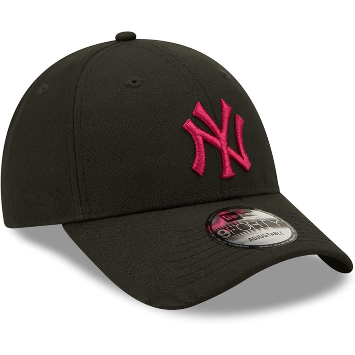 Кепка New Era New York Yankees MLB League Essential чорна, регульована, розмір 9Forty