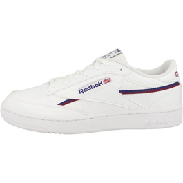Кросівки Reebok Club C 85 Vegan - біло-синьо-бордові (40 EU)