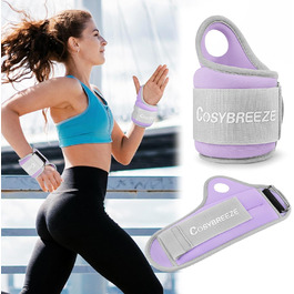 Вагові манжети Cosybreeze для рук і зап'ясть, 1-3 кг, пара, для жінок і чоловіків, фітнес, біг, тренування