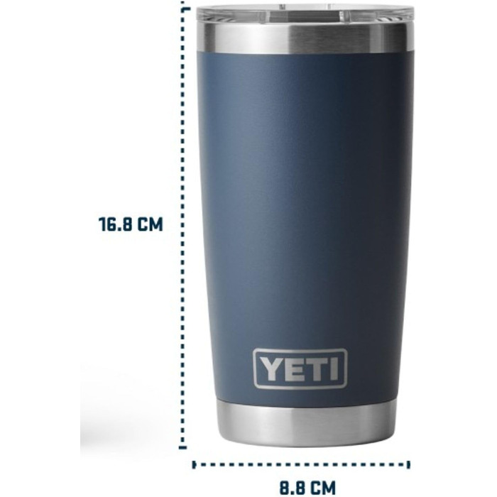 Термос YETI Rambler з кришкою MagSlider, колір Key Lime, 591 мл