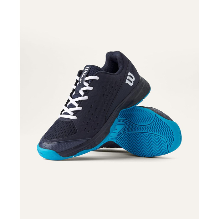 Дитячі кросівки Wilson Rush Pro Jr L (28 EU) - Navy Blazer White Atomic Blue