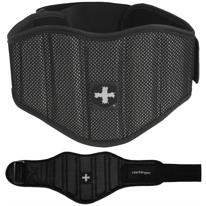Пояс для важкої атлетики Harbinger Nylon 19 см, M — фітнес, силові тренування