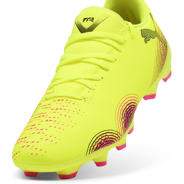 Жіночі футбольні бутси PUMA Future 8 Play Fg/Ag, 38 EU, Yellow Alert/Black/Sun Struck
