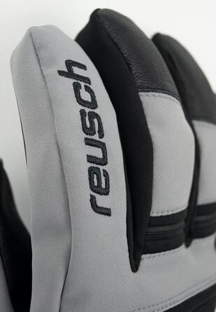 Жіночі лижні рукавички Reusch Kondor R-tex, водонепроникні, дихаючі, утеплені, сірі/чорні, розмір 11
