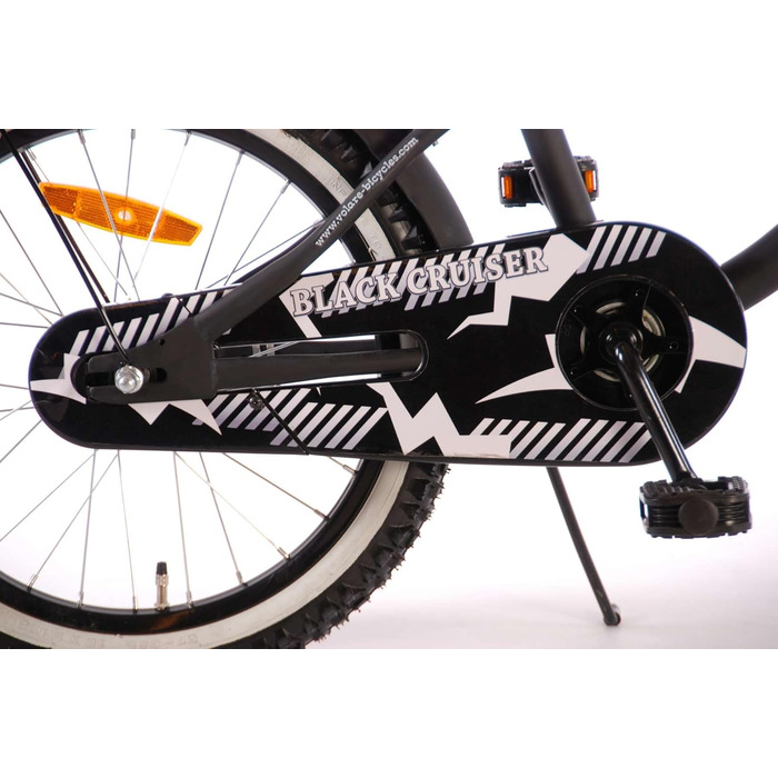 Дитячий велосипед Kubbinga Volare Black Cruiser для хлопчиків, чорний