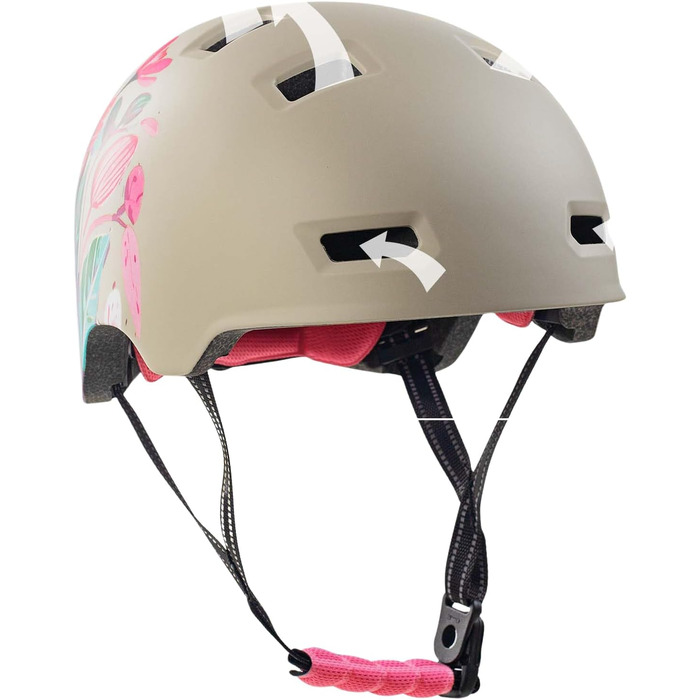 Велошолом Crazy Safety Rampage Orange Snake M (54-57 см), для скейтборду, інлайну, BMX, чоловіків, жінок і дітей, регульований