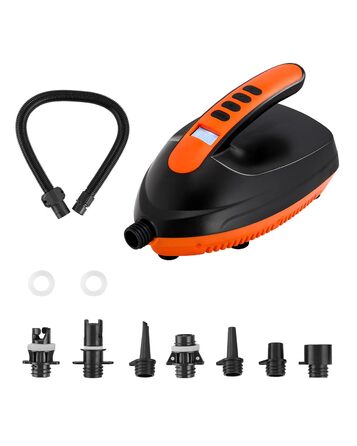 Електрична SUP-насос VEVOR з USB-виходом, 2-ступеневий насос для надувних SUP-дошок, наметів з автоматичним вимкненням та LED-підсвіткою (20 PSI)