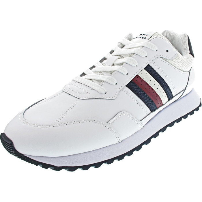 Шкіряні кросівки Tommy Hilfiger New Runner Eva LTH Stripe білі, розмір 45 EU