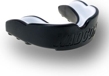 Захист для обличчя MADGON: комфортне дихання, адаптація | Захист для зубів Guardian для спорту (MMA, бокс, кікбоксинг) - чорний/зелений (Guardian - чорний/білий)