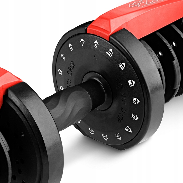 Регульовані чавунні гантелі 4FIZJO 1 x 40 кг