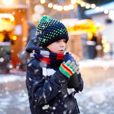 Термос-пляшка KollyKolla 750 мл, для води та газованих напоїв, з трубочкою, без BPA, з подвійними стінками, ізольована, для школи, подорожей, кемпінгу, блакитний + темно-синій