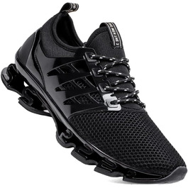 Чоловічі кросівки TSIODFO для спорту, бігу, тенісу та ходьби, чорного кольору, розмір 41.5 EU