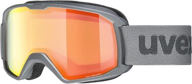 Гірськолижна маска uvex Unisex Elemnt FM, універсальна, антивідблиск, помаранчева лінза, розмір універсальний
