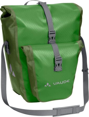 Велосипедні сумки VAUDE Aqua Back Plus для багажника, 2 шт, водонепроникні, 51 л, Parrot Green, універсальний розмір, легке кріплення