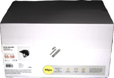 Велошолом POC Tectal Race MIPS для трейл, ендуро і all-mountain, аримідний захист, система MIPS, розмір M (55-58 см), чорний/білий матовий