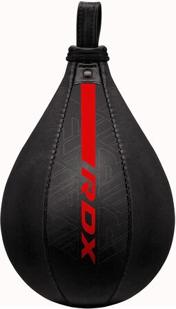 Набір для боксу RDX Boxbirne Maya Hide Leder: боксерська груша, Speedbag з кріпленням, червоний. Тренувальне обладнання для фітнесу та залу.