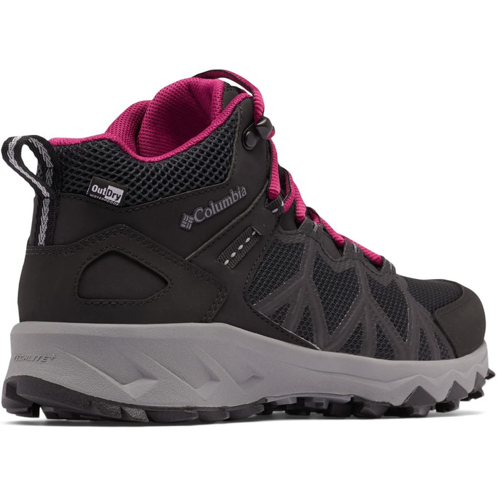 Черевики для хайкінгу Columbia Peakfreak II Mid Outdry WP, чорні (Black x Ti Grey Steel), 39 EU